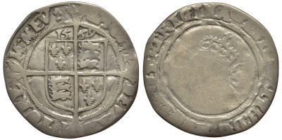 Англия 3 пенса ND (1559-60) Елизавета I (1558-1603) Spink 2551 серебро 00-00