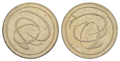 Европа жетон ND диаметр 28 мм, вес 10 гр медно-никель 4656-435