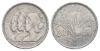 Южный Вьетнам 20 су 1953 KM 2 алюминий 4159-654