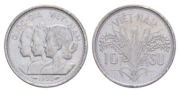 Южный Вьетнам 10 су 1953 KM 1 алюминий 4654-557