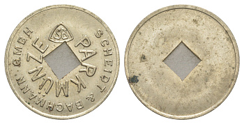 Австрия, Зальцбург парковочный жетон ND диаметр 30 мм, вес 9,6 гр медно-никель 4634-633