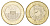 Колумбия 1000 песо 2016 KM 299 биметалл UNC 4165-1115
