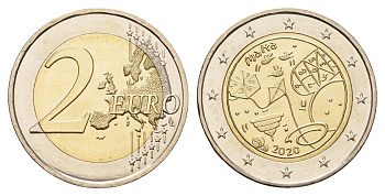 Мальта 2 евро 2020 Игры KM 207 биметалл UNC 68-922