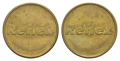 Европа жетон "Reflex" диаметр 29 мм, вес 6 гр латунь aUNC 4656-415