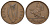 Ирландия 1 пенни 1949 курица с цыплятами KM 11 бронза 4512-1032