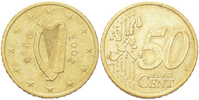 Ирландия 50 евроцентов 2002 KM 37 нордик 4126-422