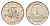 Литва 1 лит 1998 KM 111 медно-никель UNC 4686-1244
