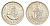 ЮАР 10 центов 1963 Ян ван Рибек KM 60 серебро UNC 76-935