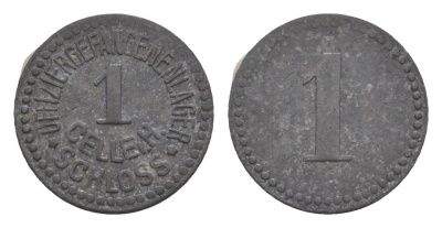 Целле 1 пфенниг ND жетон государственной тюрьмы Men05 4340.1, Men18 5511.1 цинк 413-6732