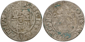 Польша 3 полкера (3 полторака - 1 крейцер) 1623 Сигизмунд III Ваза (1587-1632) Gorecki B.23 серебро 4158-1266