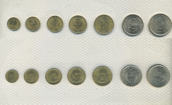 ПЕРУ НАБОР ИЗ 7 МОНЕТ 1985-1988 ЗАПАЙКА В ЦЕЛЛОФАН UNC 3-6-3-55