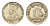 Цейлон 10 центов 1920 B, Георг V (1910-1936) KM 104a серебро 26-764