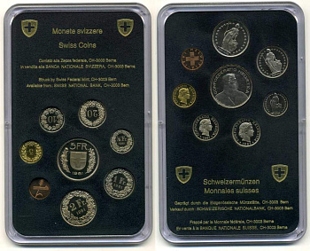 Швейцария госнабор из 8 монет 1981 PROOF 00-00