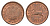 Индия 1 пайс 1953 KM 1.4 бронза UNC 4687-1216