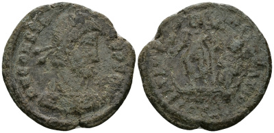 Римская Империя центенионалий 348 - 350 Констант FEL TEMP REPARATIO Сисция Very fine (C3) RIC 228 бронза 1073-6-37