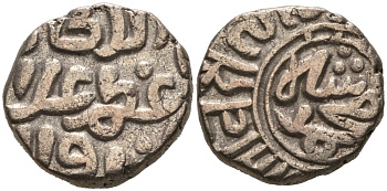 Индия 2 гани 1308 (AH711) Делийский Султанат, Alu ed-din Muhammad Shab II (1295-1315) Goron/Goenka D 233, Mitchiner 2569 биллон 192-667