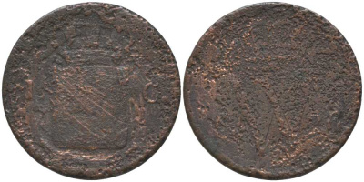 НИДЕРЛАНДЫ 1 ЦЕНТ 1826 KM 47 медь 117-542