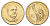 США 1 доллар 2012 D, Президент США - Гровер Кливленд (1885–1889) KM 525 медь с марганцево-латунным покрытием UNC 4624-851
