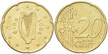 Ирландия 20 евроцентов 2006 KM 36 нордик 4614-761