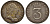 Великобритания 3 пенса 1762 Георг III (1760-1820) KM 591, Spink 3753 серебро 1523-1212