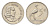 ЮАР 5 центов 1965 Ян ван Рибек (1619-1677), South Africa, легенда на англинском, райский журавль KM 67.1 никель 4702-848