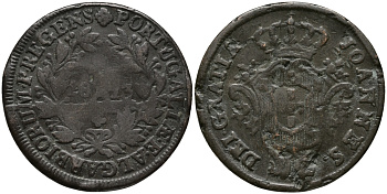 ПОРТУГАЛИЯ 10 РЕЙС 1813 ЖОАО ПРИНЦ РЕГЕНТ (1799-1816) KM 348 медь 1521-1031