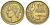 ФРАНЦИЯ 20 ФРАНКОВ 1951 B, ПЕТУХ, 4 ПЕРА KM 917.2, LE FRANC 402.8 алюминиевая бронза 175-652