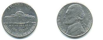 США 5 ЦЕНТОВ 2000 D ДЖЕФФЕРСОН KM А192 медно-никель 179-816