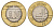 Индия 10 рупий 2005 Единство в многообразии KM 353 биметалл UNC 4688-1121