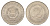 Венгрия 2 форинта 1961 редкий год KM 556 медно-никель aUNC 1531-615