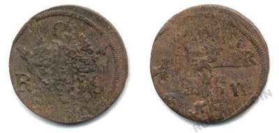 Швеция 1/4 эре 25-1732