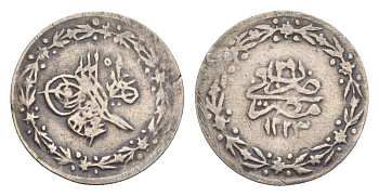 Египет 1 кирш 1808 (1835) AH 1223 KM 182 серебро 1515-1343