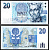 Чехия 20 крон 1994 Pick 10 a бумага 7204-8-2-2