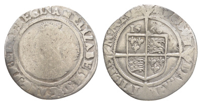 Англия 6 пенсов 1566 Елизавета I (1558-1603) North 1997, Spink 2562 серебро 4127-412