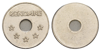 Австрия торговый жетон диаметр 24 мм, вес 6,4 гр медно-никель 4656-431