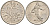 Франция 1/2 франка 1965 сеятель KM 931, Le Franc 198.3 никель 4152-437