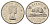 Канада 5 центов 1964 Елизавета II (1952-2022), бобр KM 57 никель 4689-337