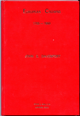 Германия книга "European Crowns 1700-1800 by Davenport" 1964 Европейские кроны 1700-1800 годов, 334 страницы, в твердом переплете   бумага  00-00