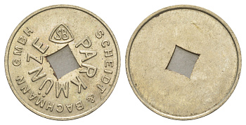 Австрия, Зальцбург парковочный жетон ND диаметр 30 мм, вес 9,6 гр медно-никель 4634-635