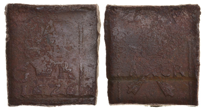 Швеция 1 эре 1626 Густав II Адольф (1621-1632), клиппа KM 106.2 медь 00-816-51