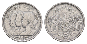 Южный Вьетнам 10 су 1953 KM 1 алюминий 4614-1021