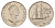Каймановы острова 25 центов 1987 KM 90 медно-никель aUNC 4688-1021
