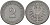 ГЕРМАНИЯ 2 ПФЕННИГА 1875 C, СТАРОГЕРБОВКА KM 2, Jager 2, Weege 3 медь 4546-547