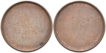 ФРГ ЗАГОТОВКА ДЛЯ МОНЕТЫ 1 ПФЕННИГ 1950-2002 МАГНИТНАЯ, ДИАМЕТР 16,5 ММ. KM 105 сталь плакированная медью 192-642
