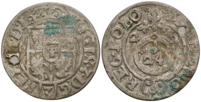 Польша 3 полкера (3 полторака - 1 крейцер) 1622 Сигизмунд III Ваза (1587-1632) Gorecki B.22 серебро 4158-1245