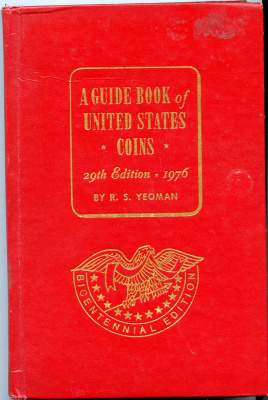 США книга "A guide book of United States Coins, 29 edition by R.S. Yeoman" 1976 256 страниц, в твердом переплете   бумага   00-01-27-17