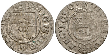 Польша 3 полкера (3 полторака - 1 крейцер) 1624 Сигизмунд III Ваза (1587-1632) Gorecki B.24, KM 41 серебро 4160-149