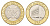 Мозамбик 10 метикалов 2006 KM 140 биметалл UNC 216-327