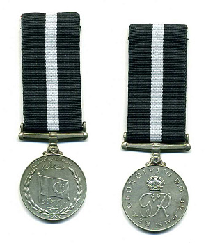 Пакистан медаль ND Георг VI, в память независимости, на колодке, с лентой 1-5-1-16