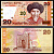 Киргизия 20 сомов 2002 Pick 19, Сергеев 21 бумага UNC (пресс) 446-69-3